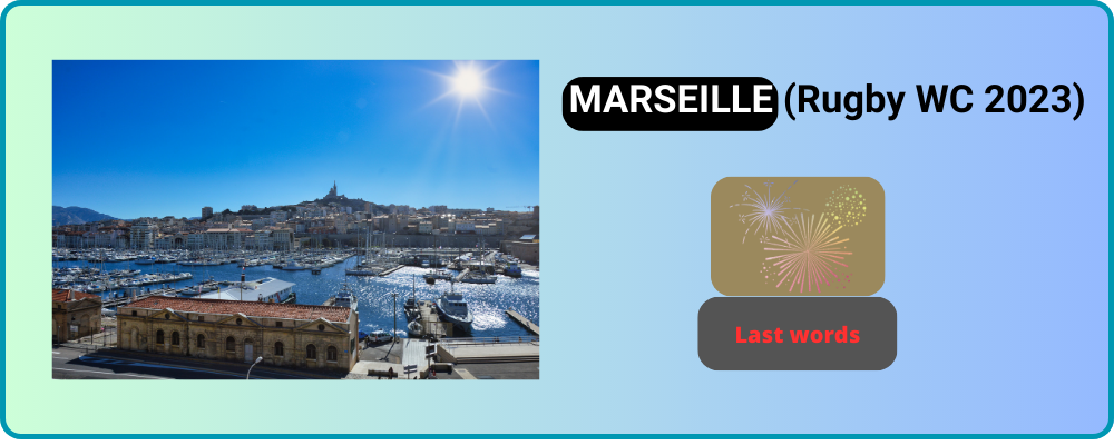 You are currently viewing Make the most of MARSEILLE and the Rugby World Cup!
