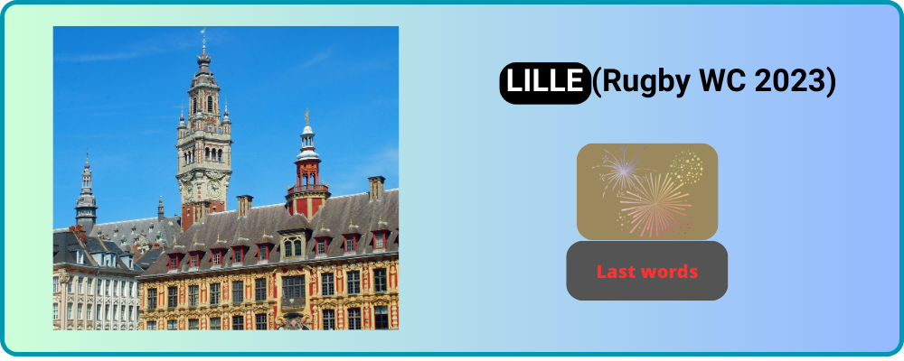You are currently viewing Make the most of LILLE and the Rugby World Cup!